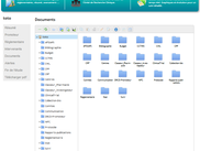 Ecran de gestion des documents upload/download facilité